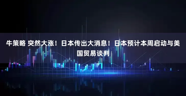 牛策略 突然大涨！日本传出大消息！日本预计本周启动与美国贸易谈判