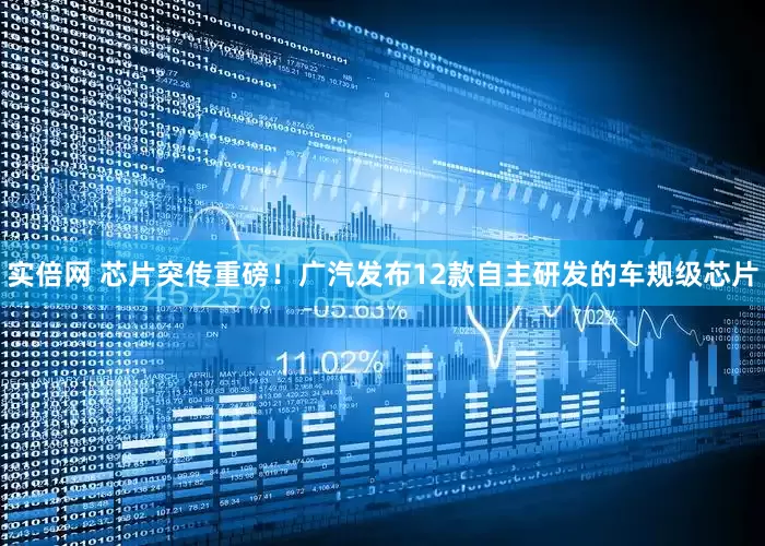 实倍网 芯片突传重磅！广汽发布12款自主研发的车规级芯片
