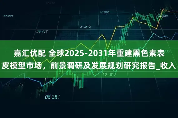 嘉汇优配 全球2025-2031年重建黑色素表皮模型市场，前景调研及发展规划研究报告_收入