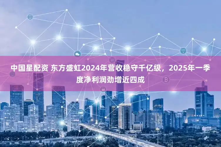 中国星配资 东方盛虹2024年营收稳守千亿级，2025年一季度净利润劲增近四成