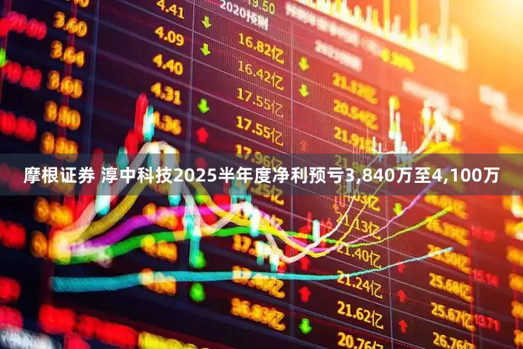 摩根证券 淳中科技2025半年度净利预亏3,840万至4,100万