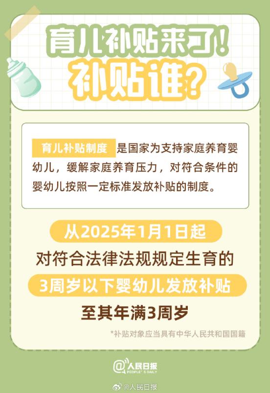 天臣配资 锐评丨每孩每年3600元！让育儿补贴释放最大“含金量”